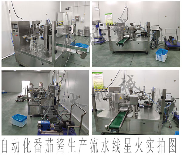  番茄醬生產(chǎn)流水線設(shè)備，自動(dòng)化番茄醬生產(chǎn)流水線
 