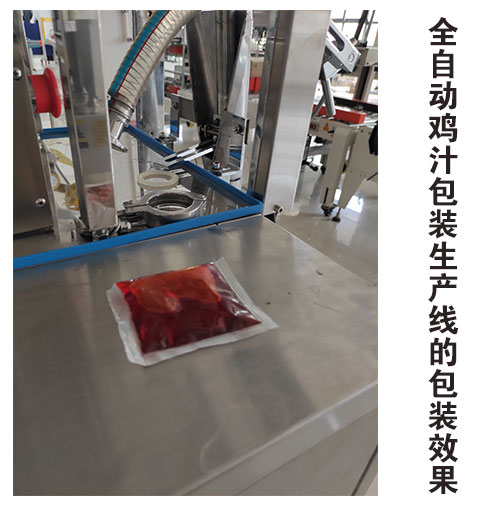 全自動雞汁包裝生產(chǎn)線
 